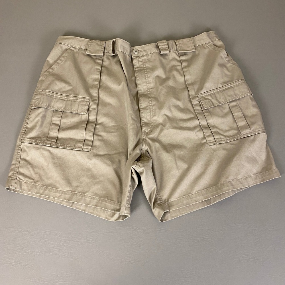 Weekender Brand Sportswear Cargo Shorts Men's Size 50 Beige Tan Vintage Y2K *